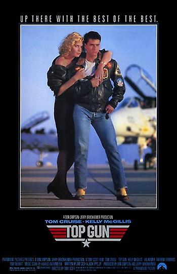 A movie poster of Top Gun (1986)