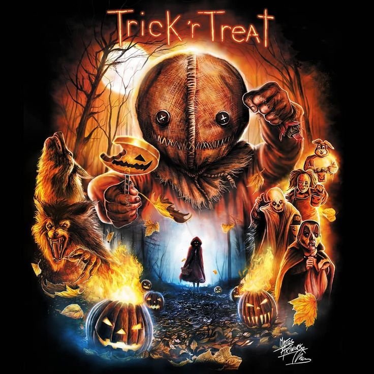 A movie poster of Trick R Treat (2007)