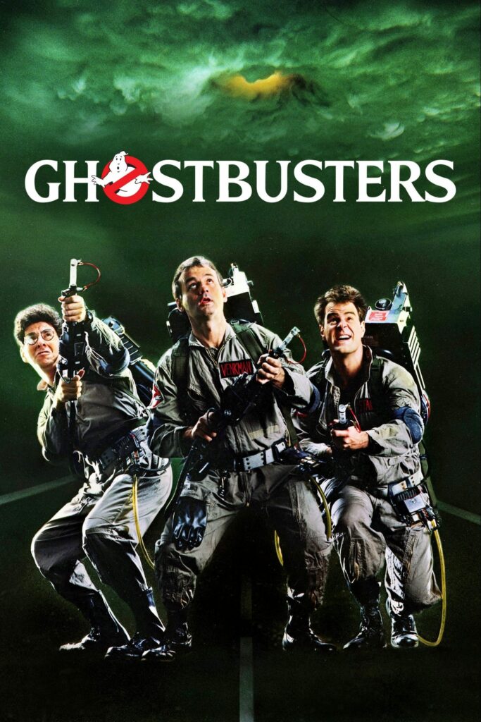 A movie poster of Ghostbuster (1984).