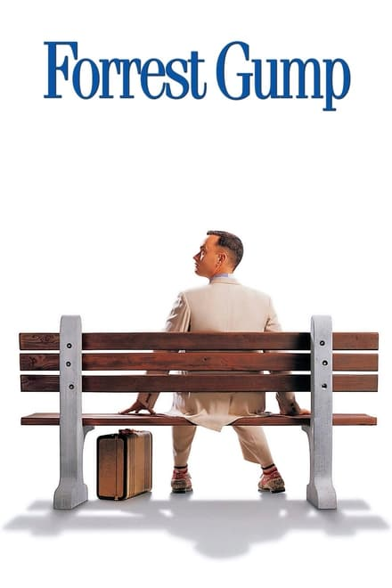 A movie poster of Forrest Gump (1994)